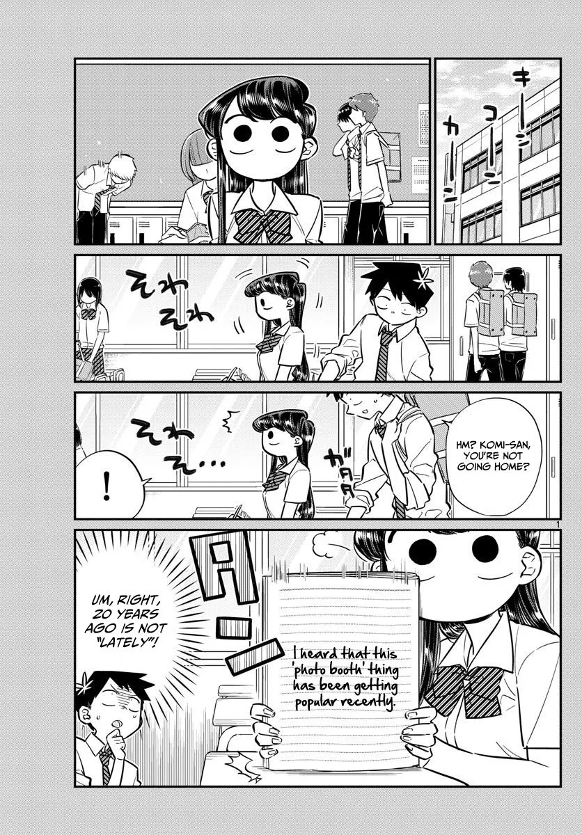 Read Komi-san wa Komyushou Desu Chapter 57 - Photo stickers Online