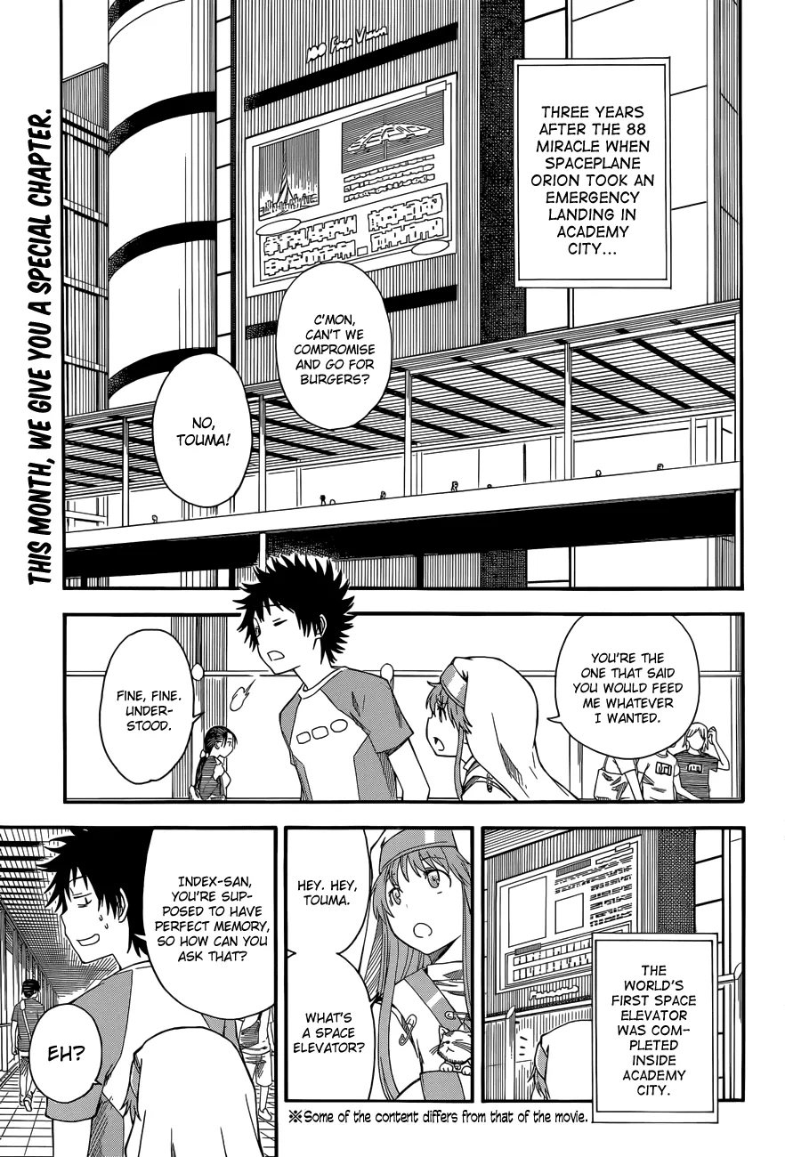 Read To Aru Kagaku no Railgun Chapter 56.5 - The Miracle of Endymion Announcement Online