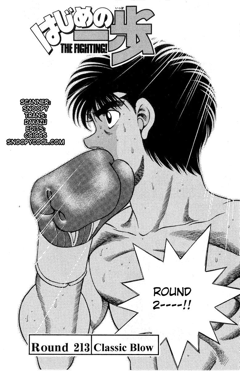 Read Hajime no Ippo Chapter 213 - Classic Blow Online