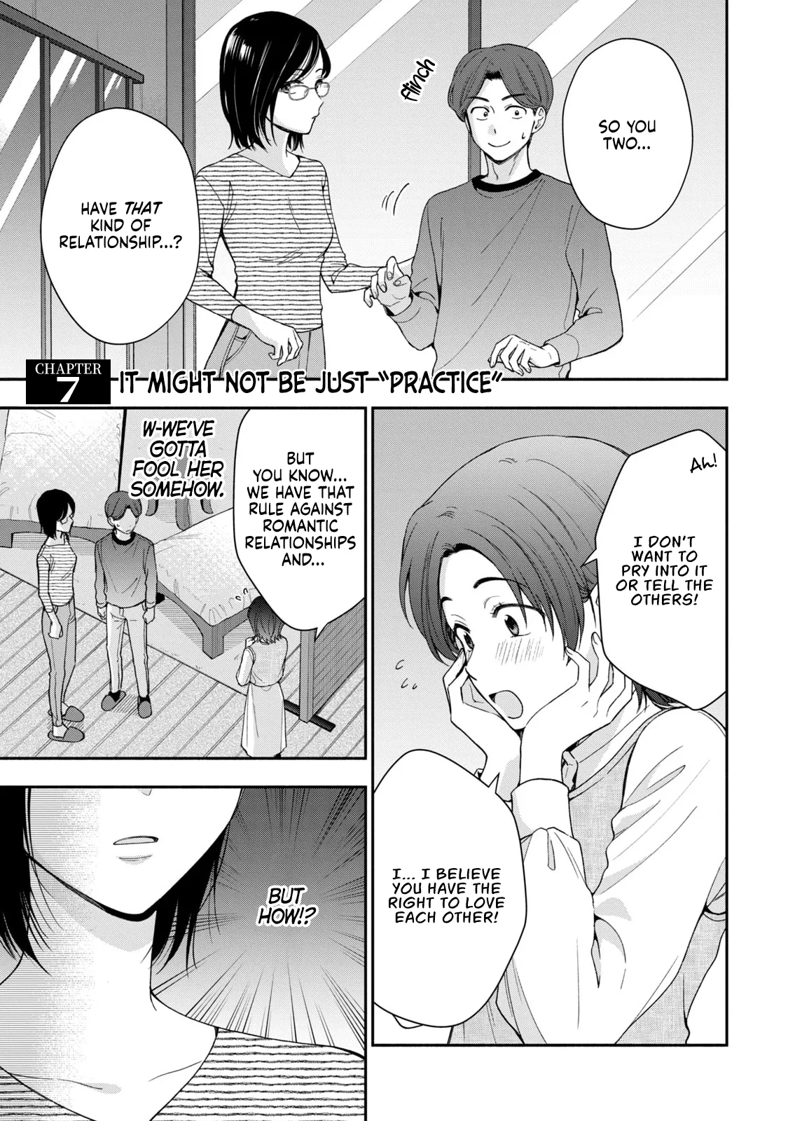 Read Drama na Koi wa Kihon kara Chapter 7 - It Might Not Be Just "Practice" Online