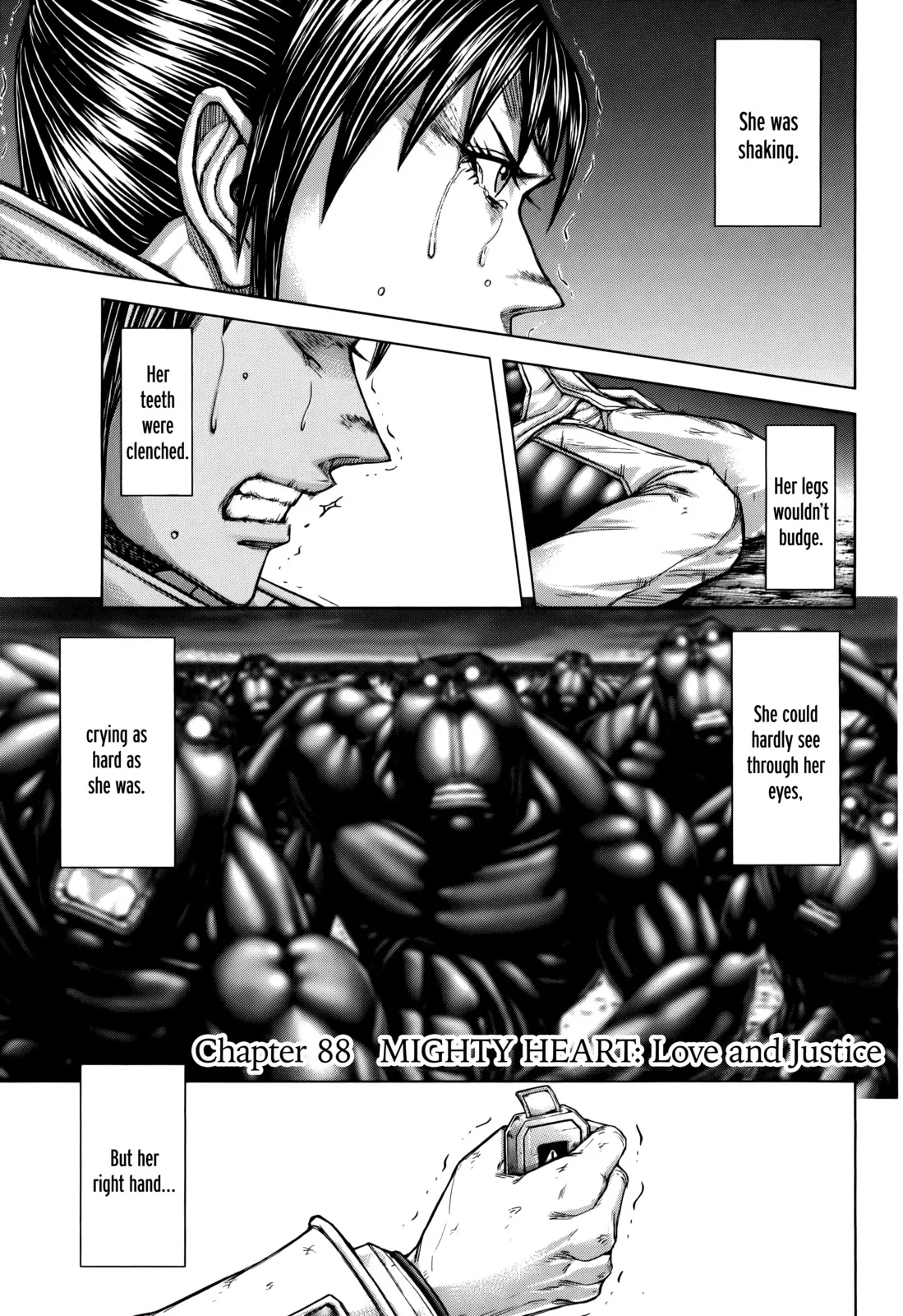 Read Terra Formars Chapter 88 - MIGHTY HEART Love and Justice Online