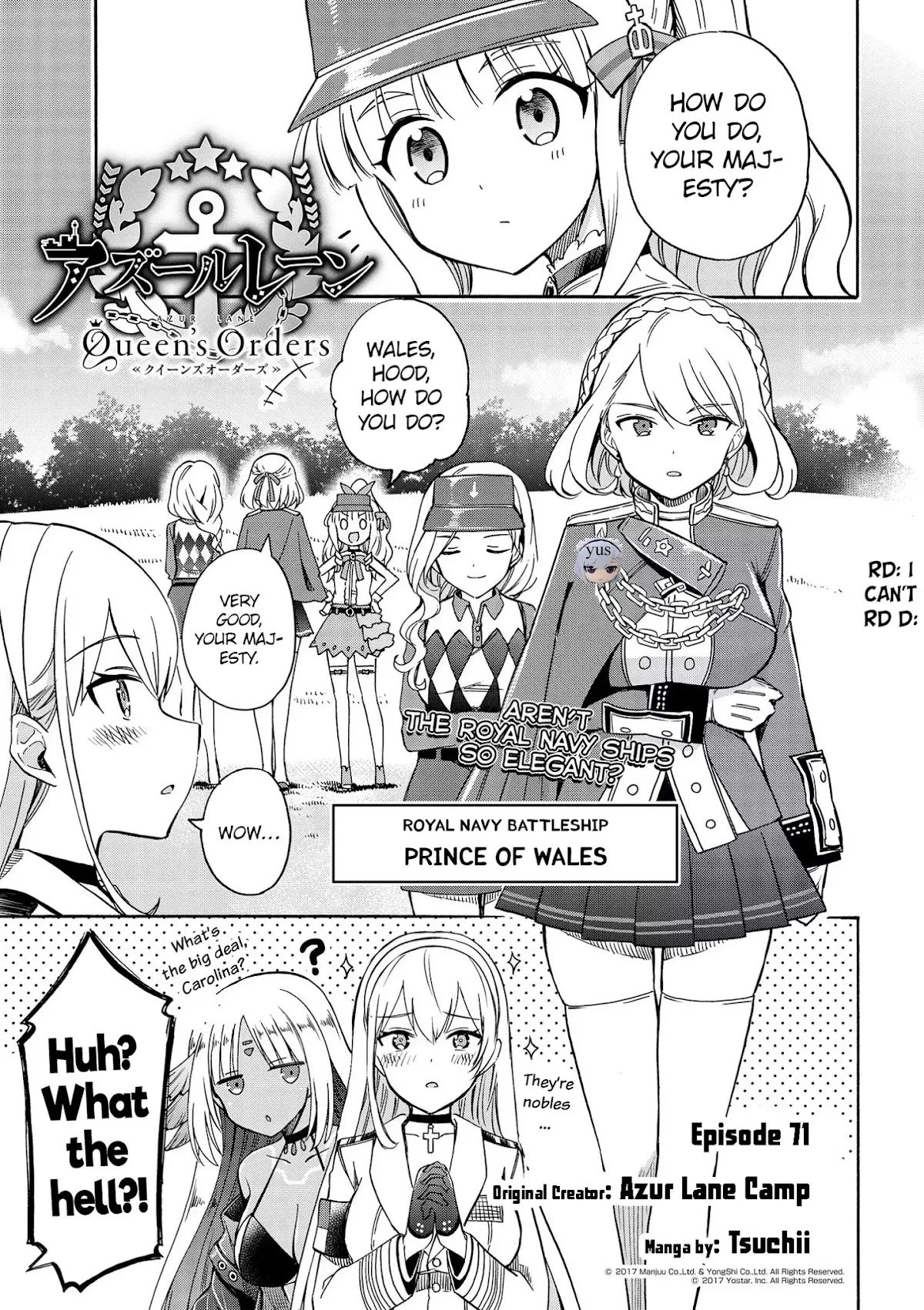 Read Azur Lane: Queen’s Orders Chapter 71 Online