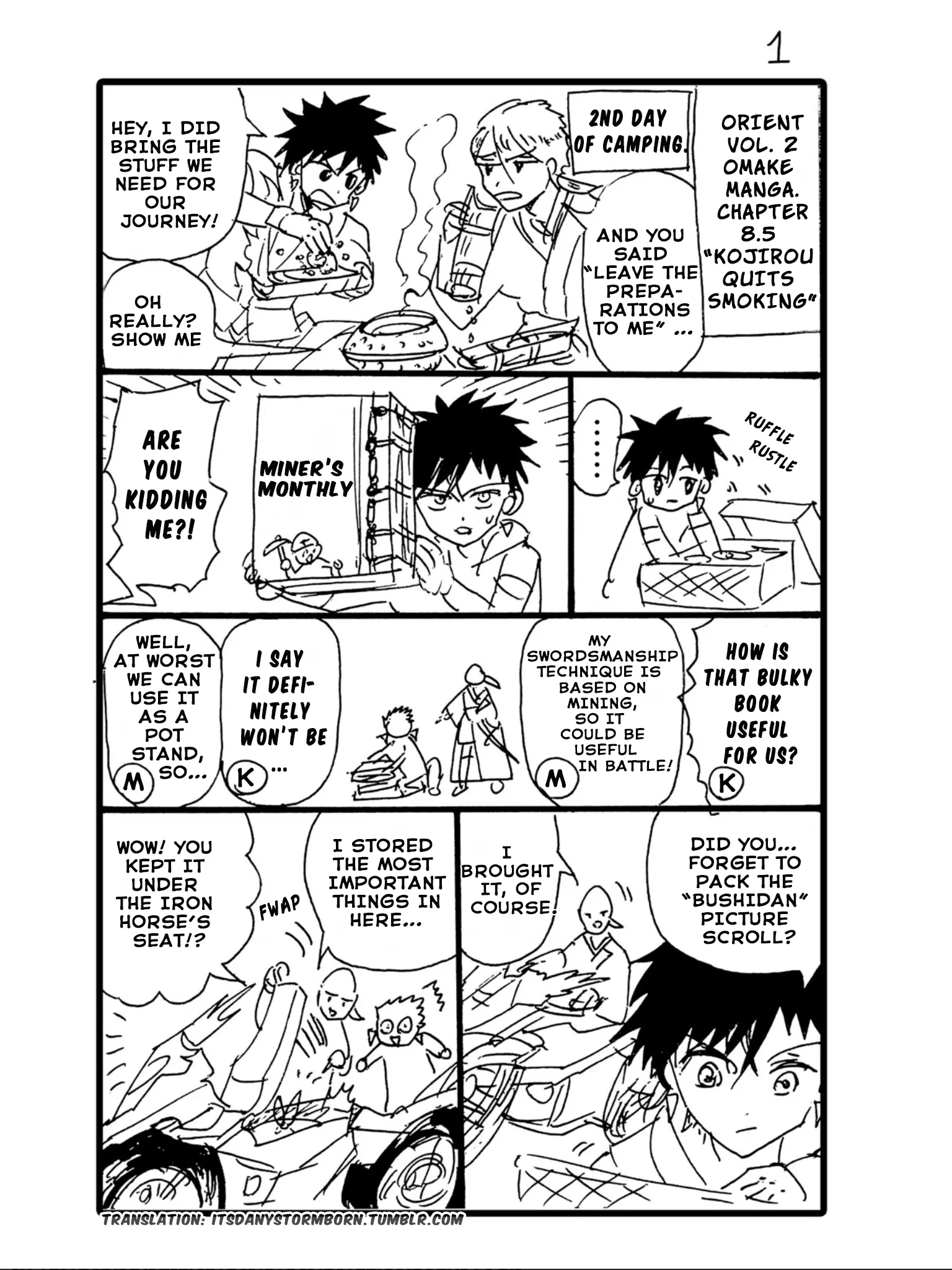 Read Orient Chapter 8.5 - Kojirou Quits Smoking Online