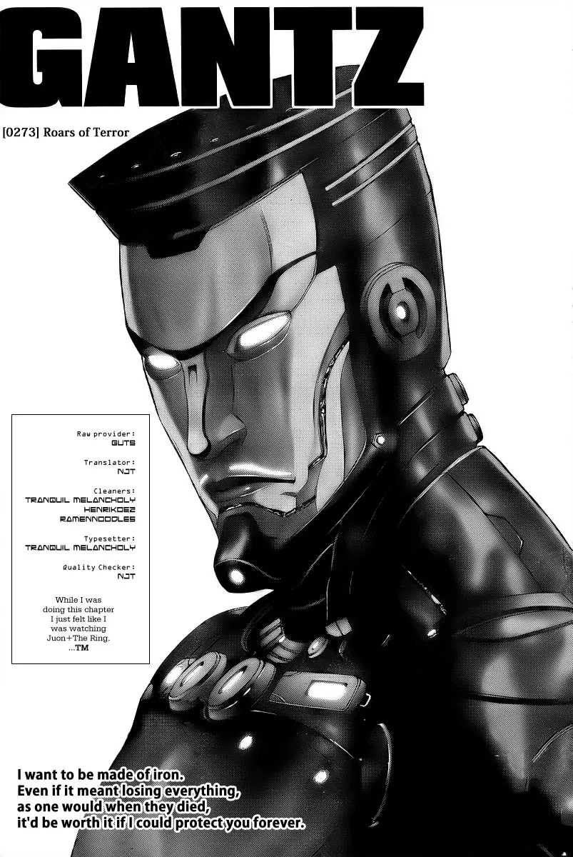 Read Gantz Chapter 273 - Roars of Terror Online