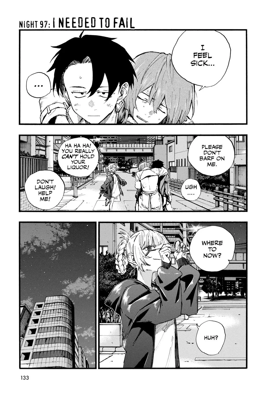 Read Yofukashi no Uta Chapter 97 Online