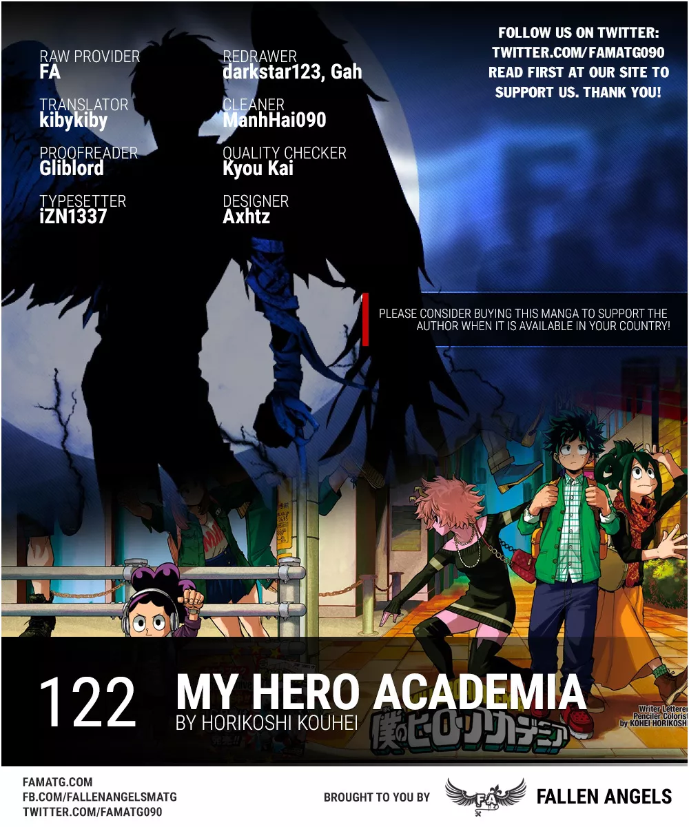 Read Boku no Hero Academia Chapter 122 - The Season For Encounters Online