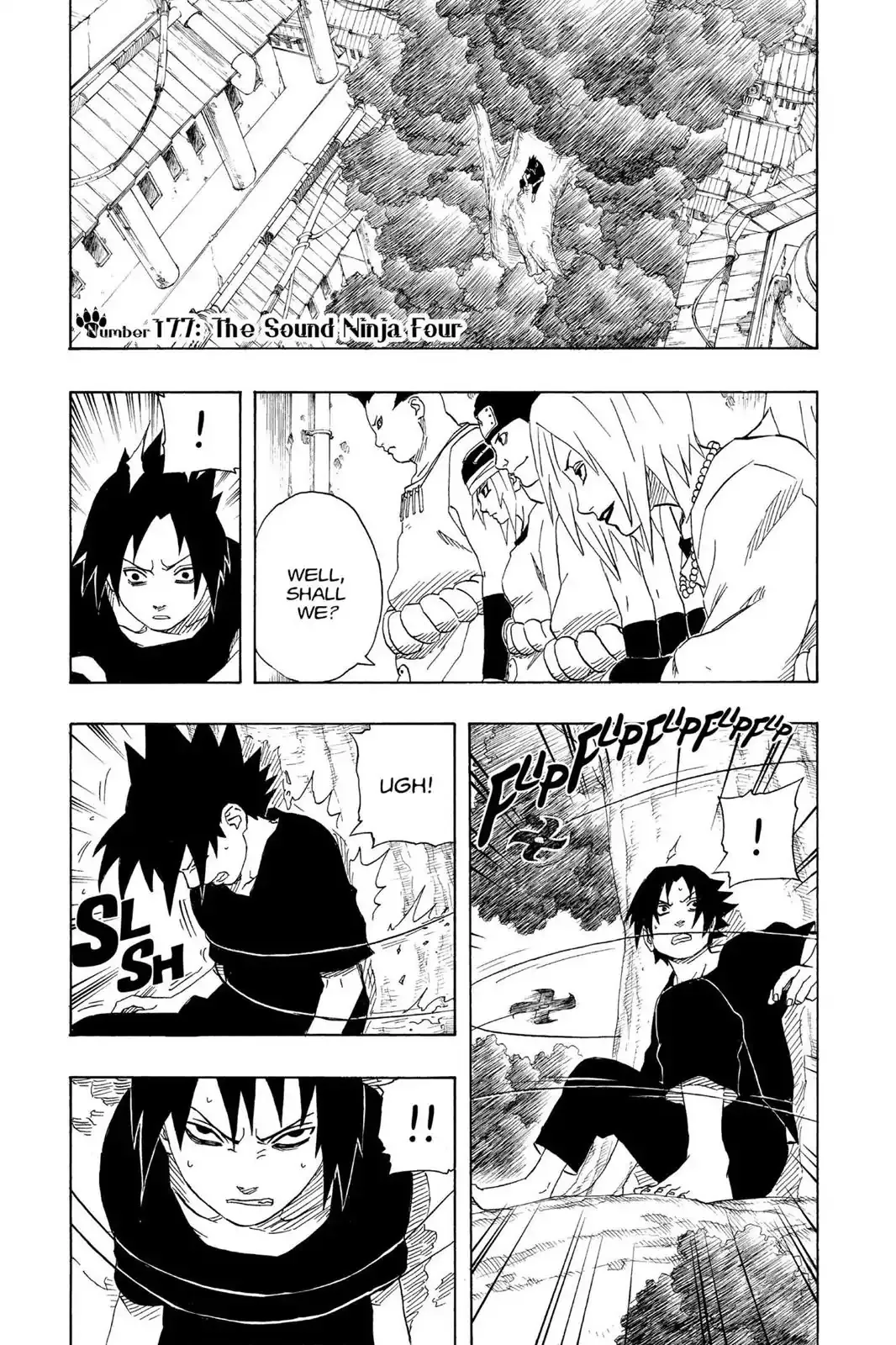 Read Naruto Chapter 177 - The Sound Ninja Four Online