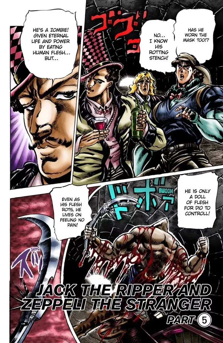 Read JoJo’s Bizarre Adventure Part 1: Phantom Blood Chapter 22 - Jack the Ripper and Zeppeli the Strange Part 5 Online