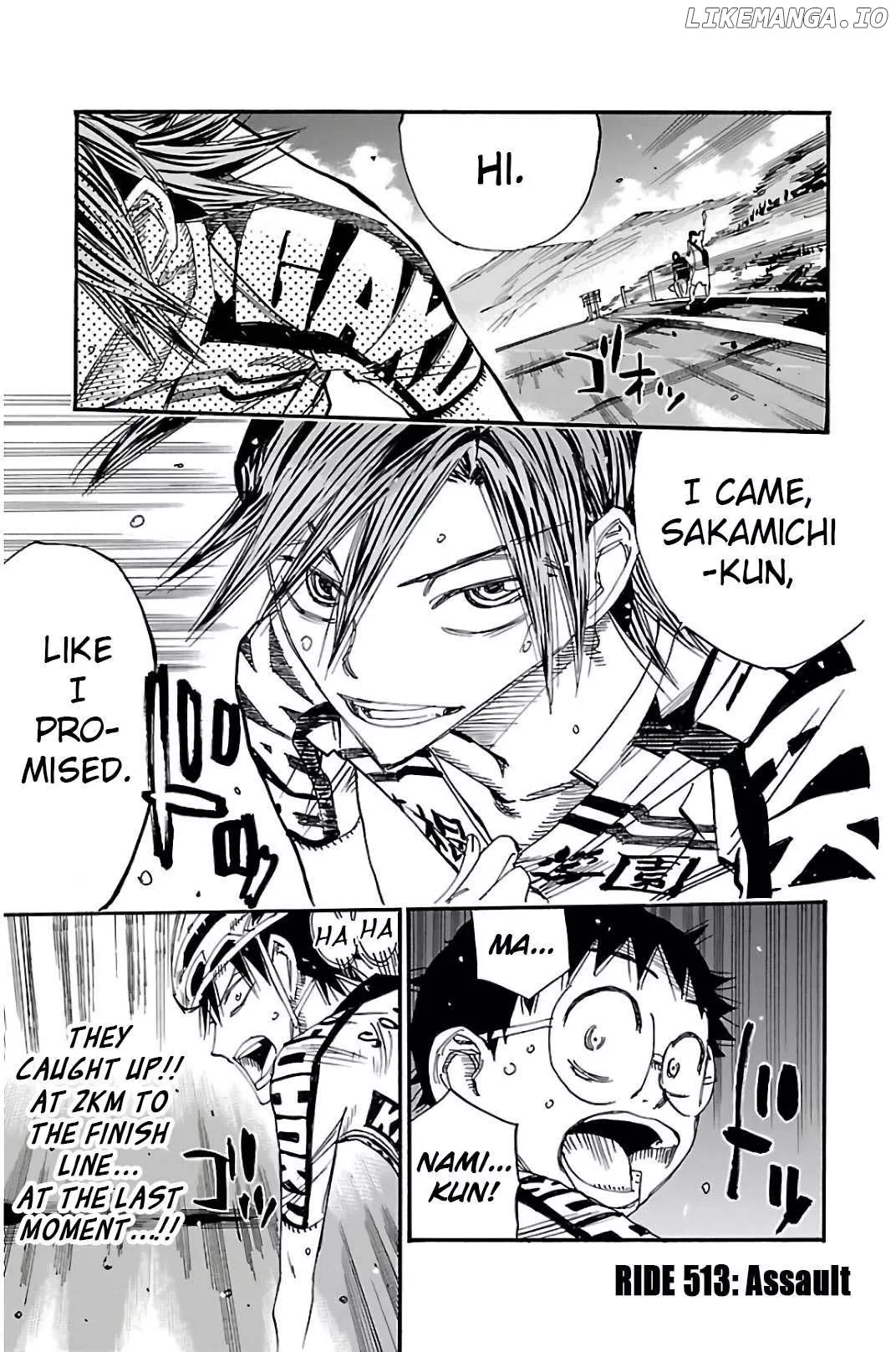 Read Yowamushi Pedal Chapter 513 Online