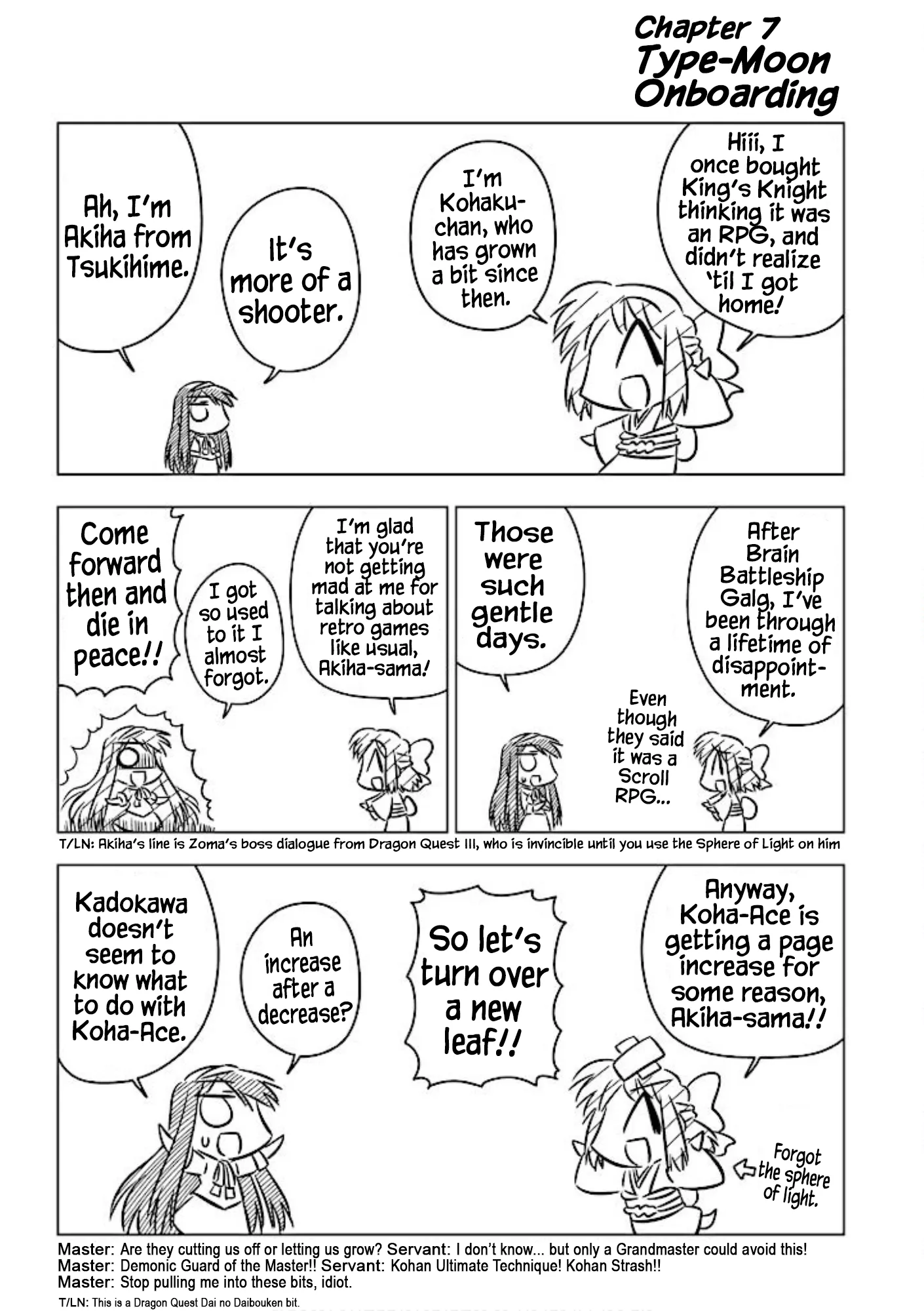 Read Koha-Ace+ Chapter 7 - Type-Moon Onboarding Online