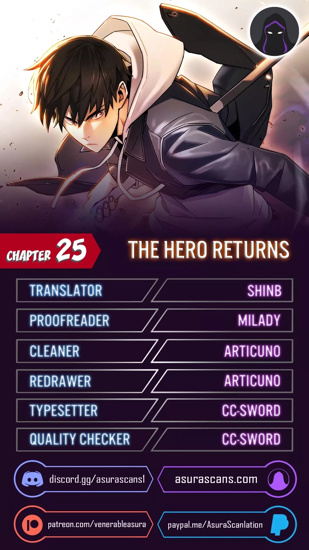 Read The Hero Returns Chapter 25 Online