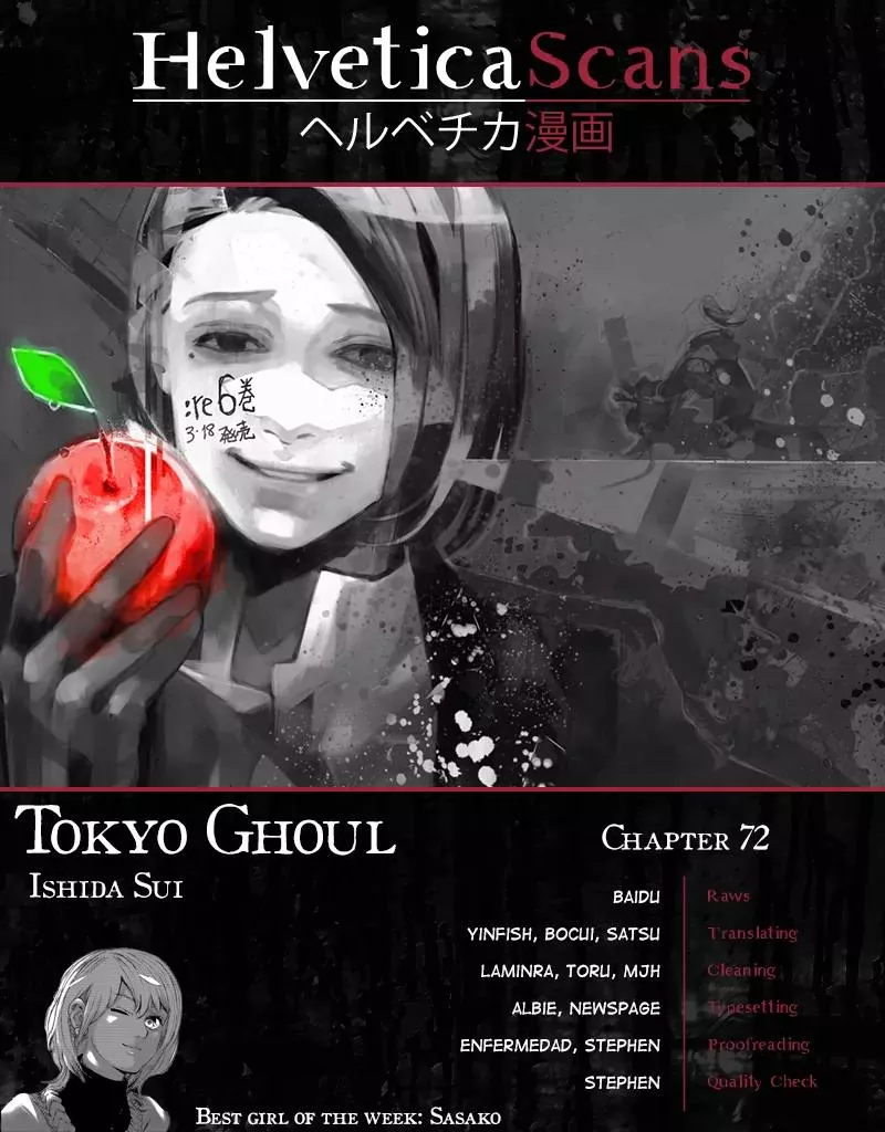 Read Tokyo Ghoul:re Chapter 72 - Absent Minded Transmission Online