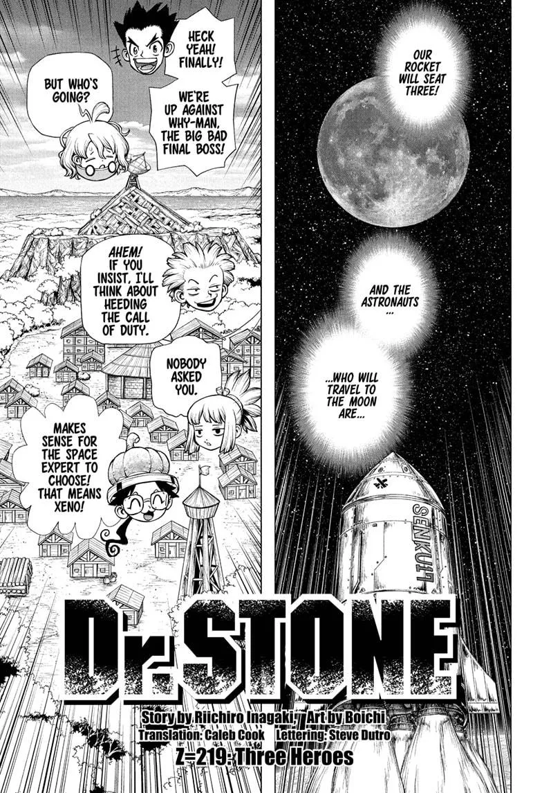 Read Dr. Stone Chapter 219 Online