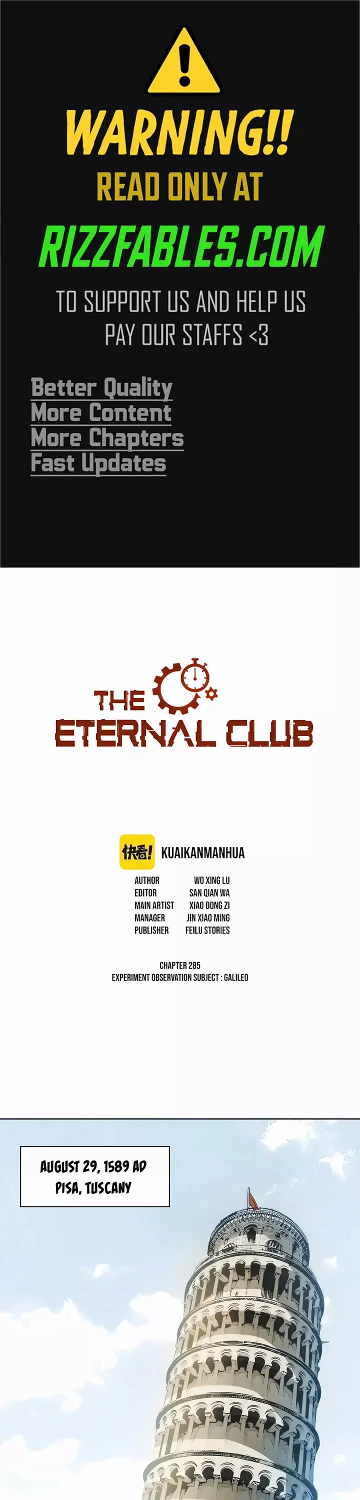 Read Eternal Club Chapter 285 Online