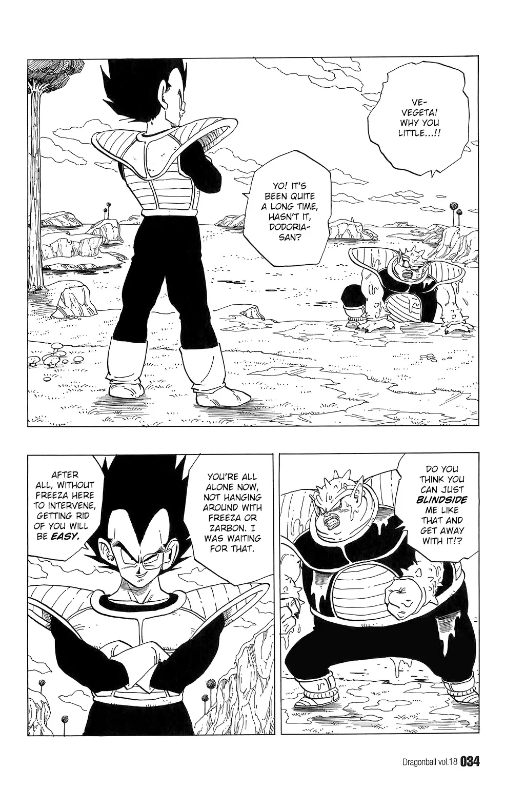 Read Dragon Ball Chapter 257 - Vegeta vs. Dodoria Online