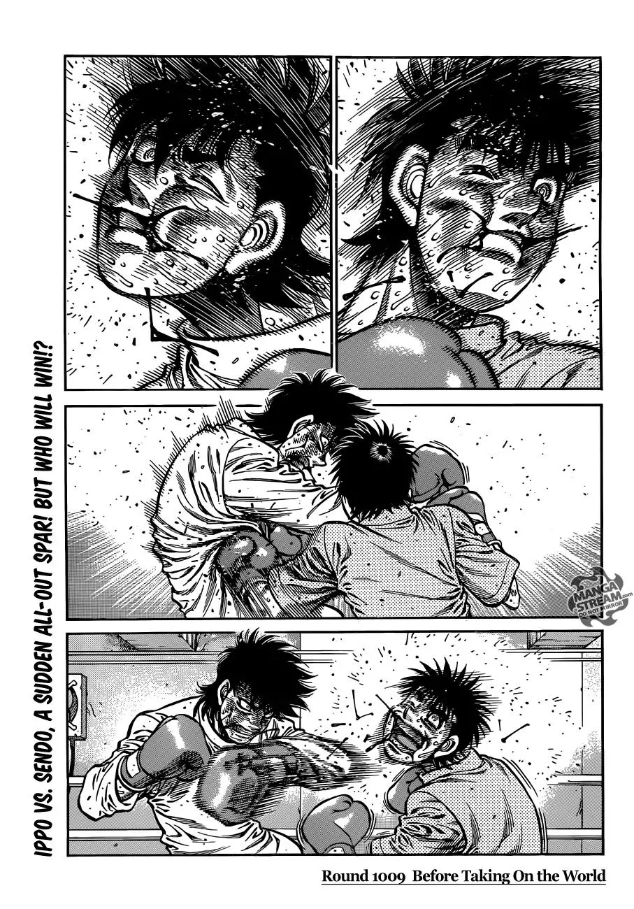 Read Hajime no Ippo Chapter 1009 - Before Taking On the World Online