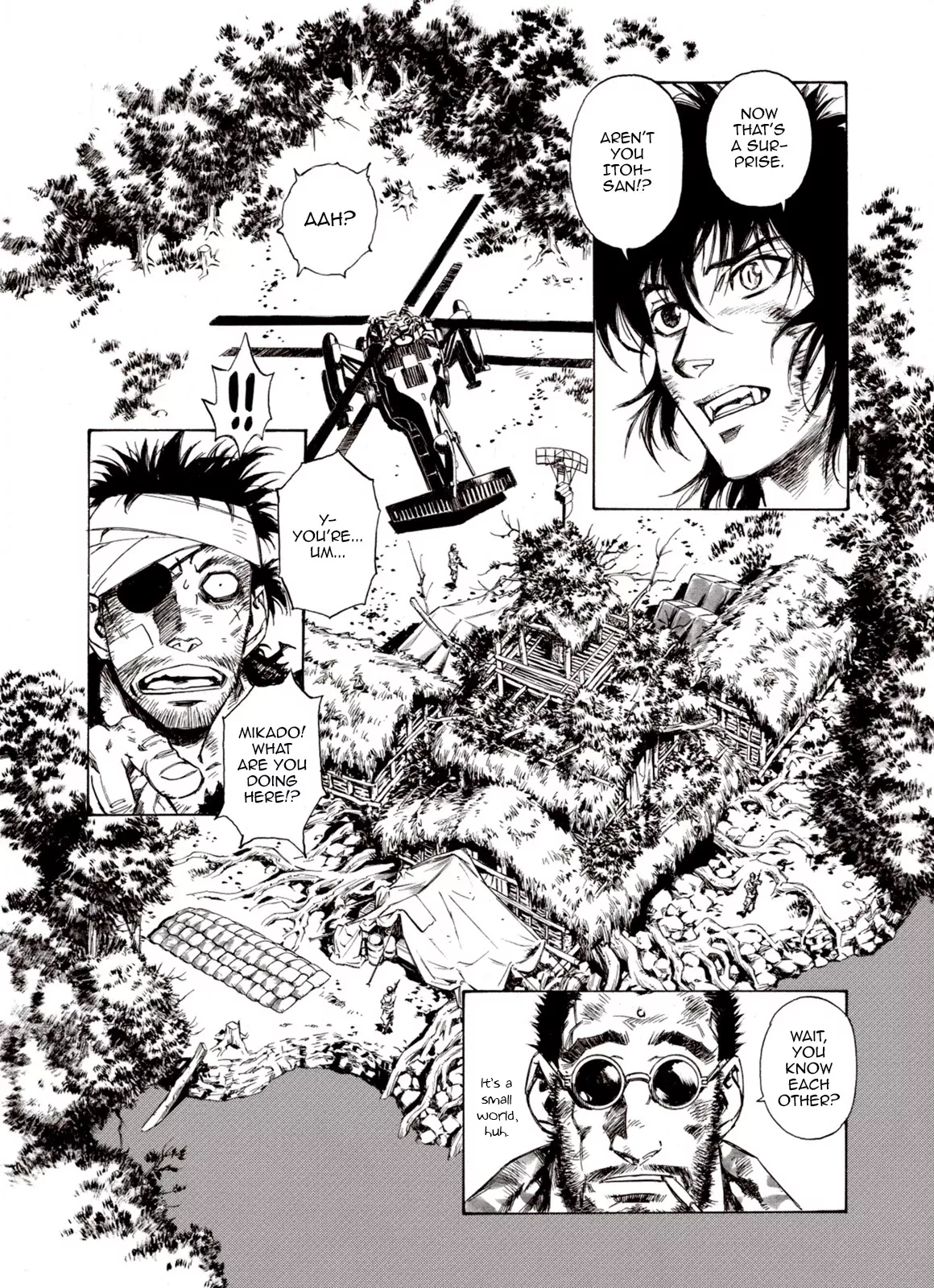 Read Kouya ni Kemono Doukokusu Chapter 58 - Escape Online