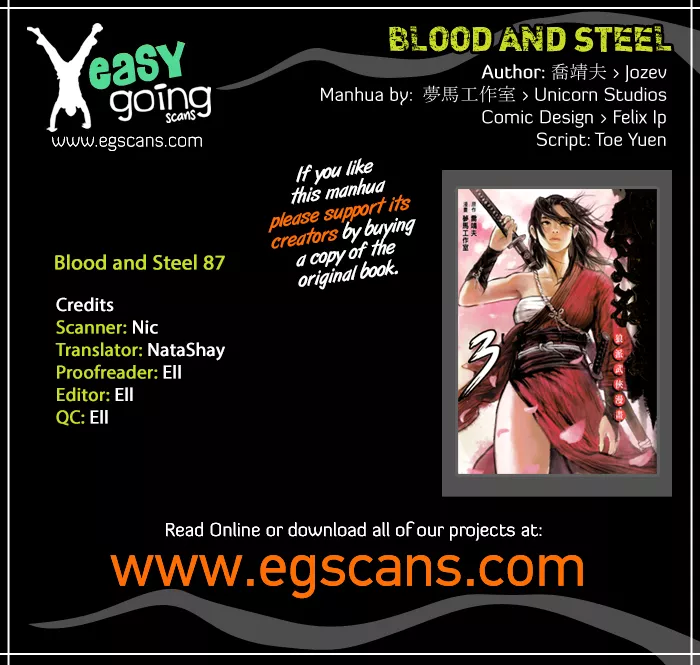 Read Blood and Steel Chapter 87 - A Perilous Escape Online