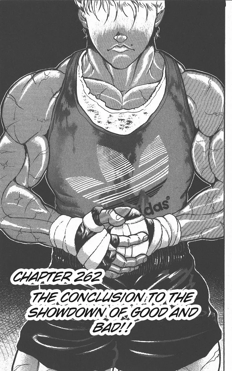 Read Grappler Baki Chapter 262 - The Conclusion to the Showdown of Good and Bad Online