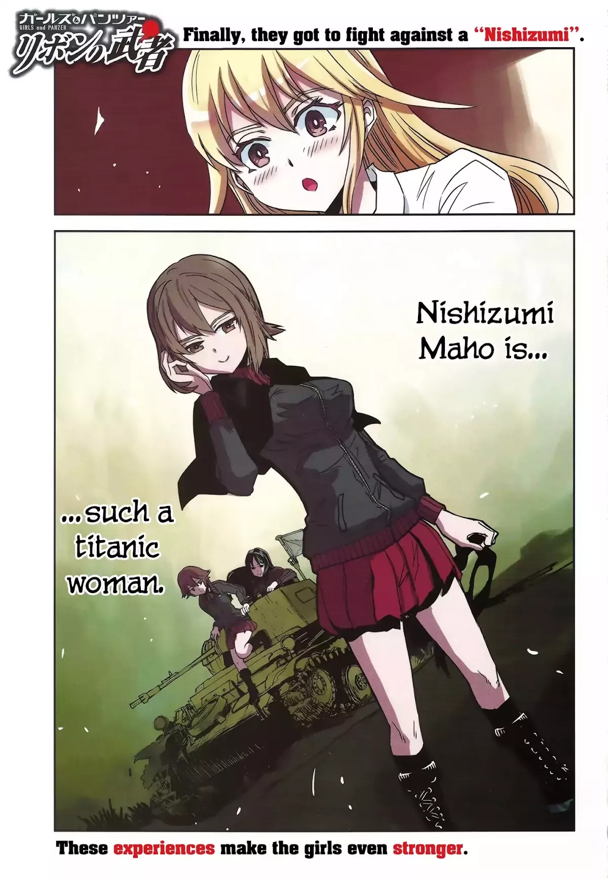 Read Girls & Panzer – Ribbon no Musha Chapter 37 - The Death Match of Komoro (Part 4) Online