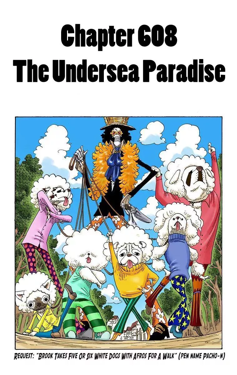 Read One Piece Chapter 608 - The Undersea Paradise Online