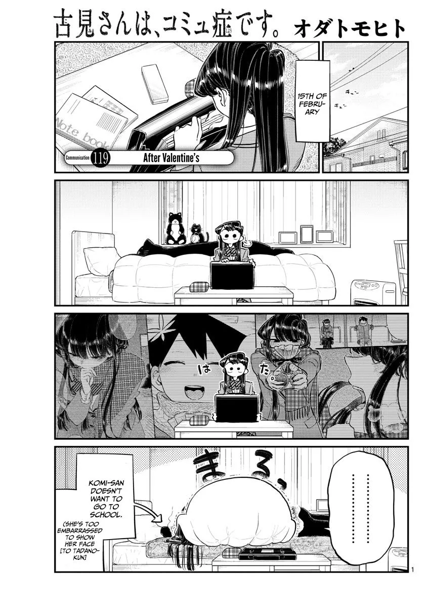 Read Komi-san wa Komyushou Desu Chapter 119 - After Valentines Online