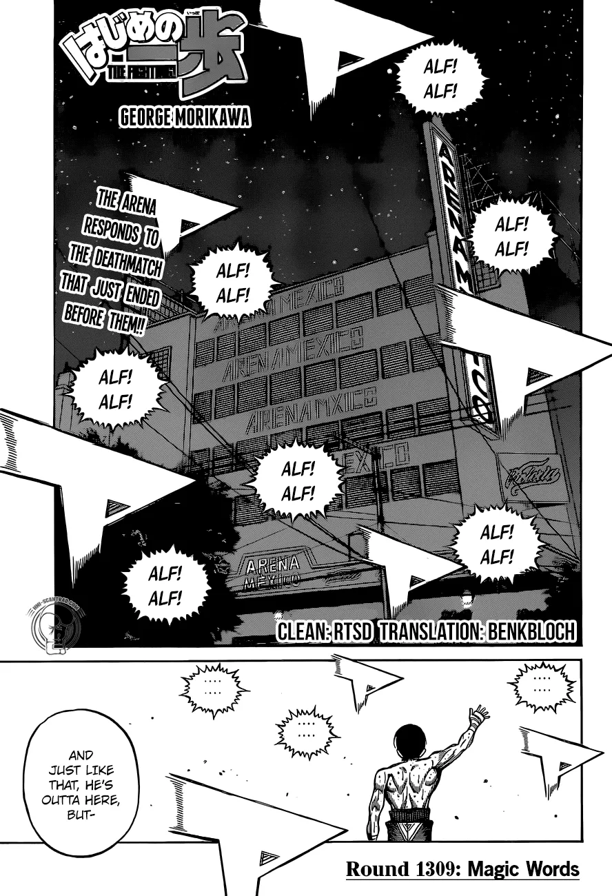 Read Hajime no Ippo Chapter 1309 - Magic Words Online