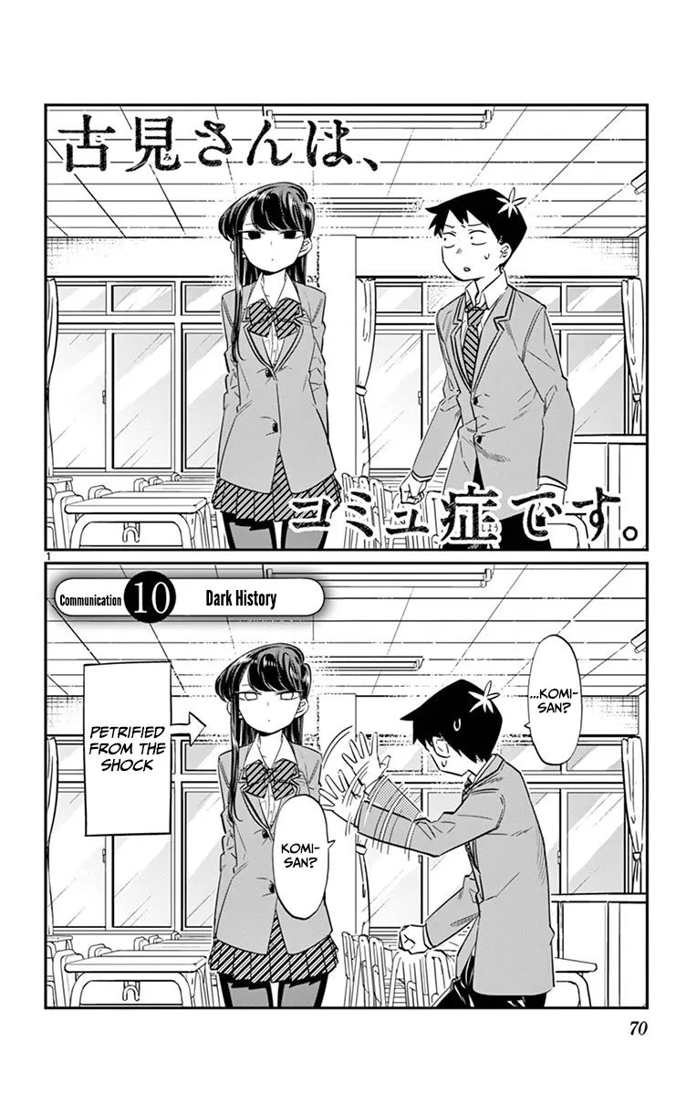 Read Komi-san wa Komyushou Desu Chapter 10 - Dark History Online