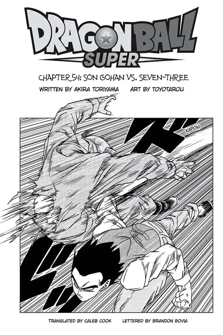 Read Dragon Ball Super Chapter 54 - Son Gohan Vs. Seven-Three Online