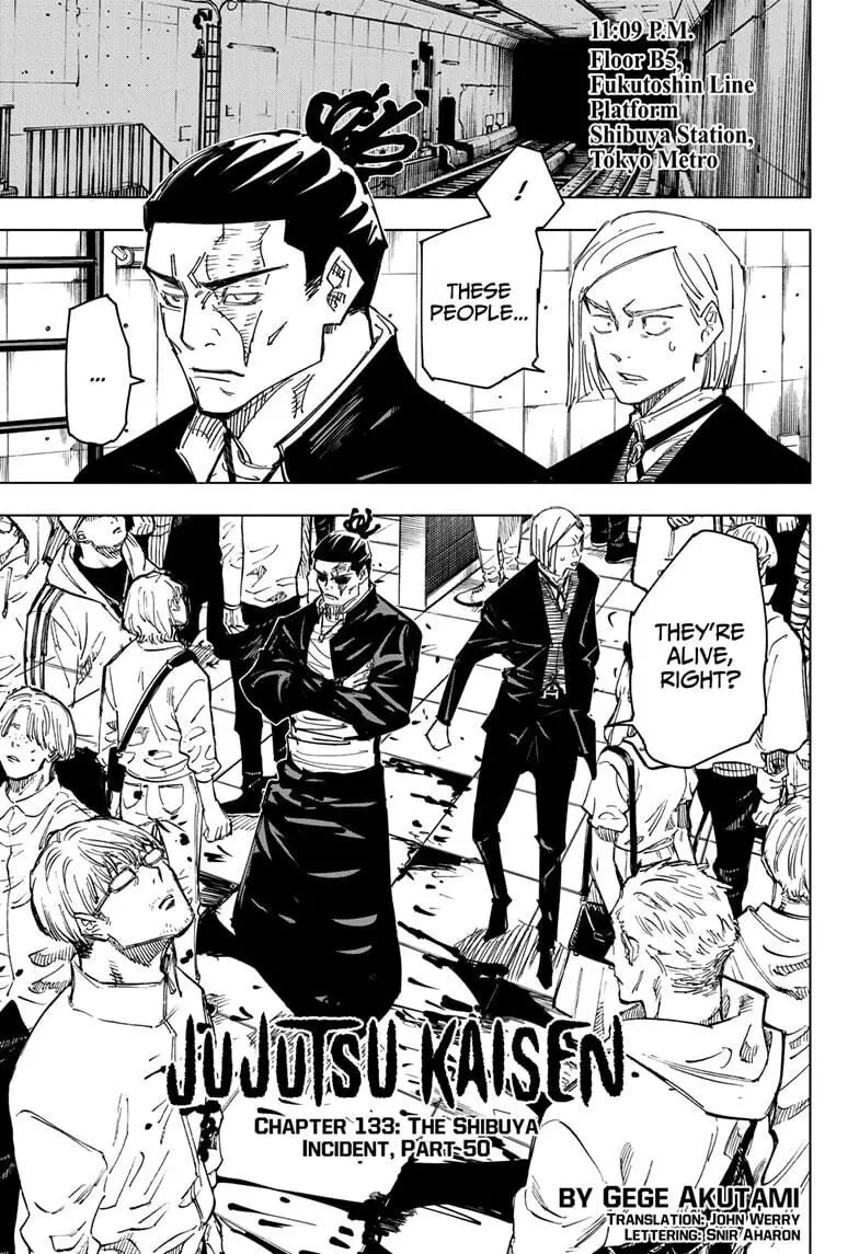 Read Jujutsu Kaisen Chapter 133 Online