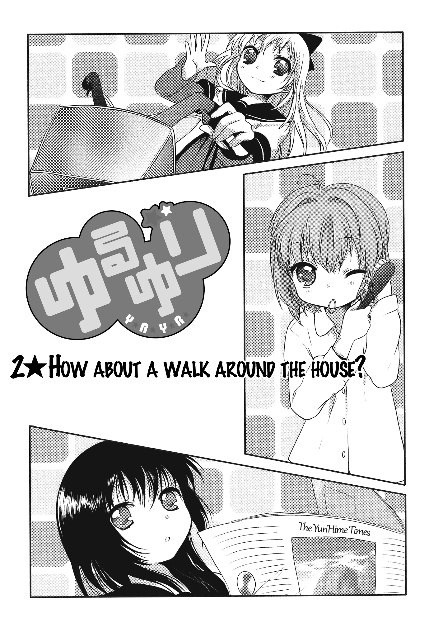 Read Yuru Yuri Chapter 2 - How About a Walk Around the House? Online