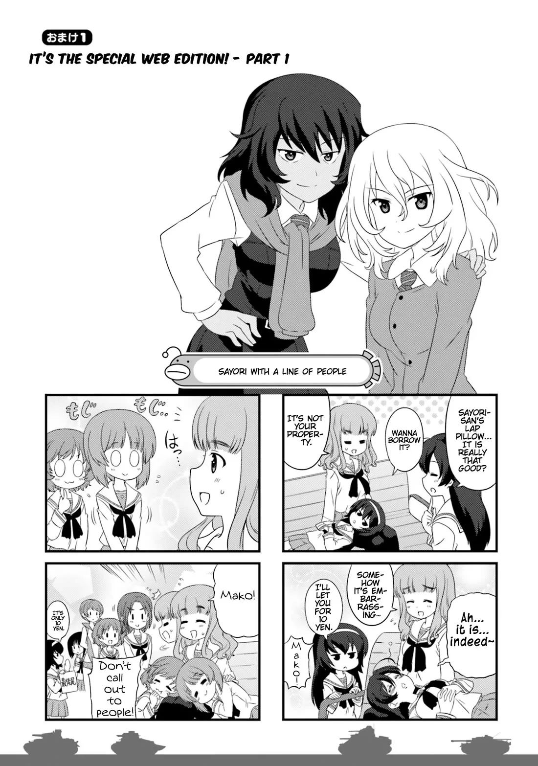 Read Girls & Panzer – Motto Love Love Sakusen desu! Chapter 82.1 - Bonus ① - It's the Special WEB Edition! - Part 1 Online
