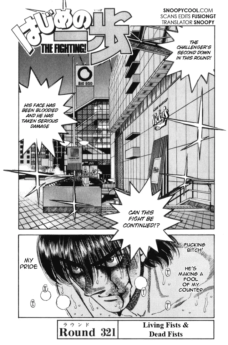 Read Hajime no Ippo Chapter 321 - A Fist That Is Alive and A Fist That Is Dead Online