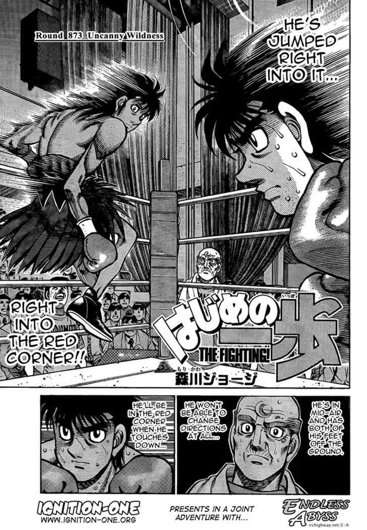 Read Hajime no Ippo Chapter 873 - Uncanny Wildness Online