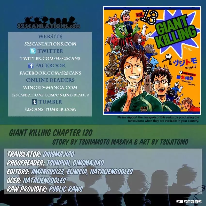 Read Giant Killing Chapter 120 Online