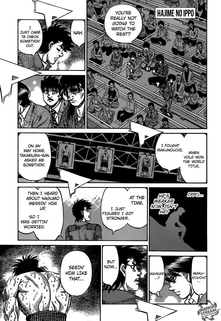 Read Hajime no Ippo Chapter 1187 - Acceleration Online