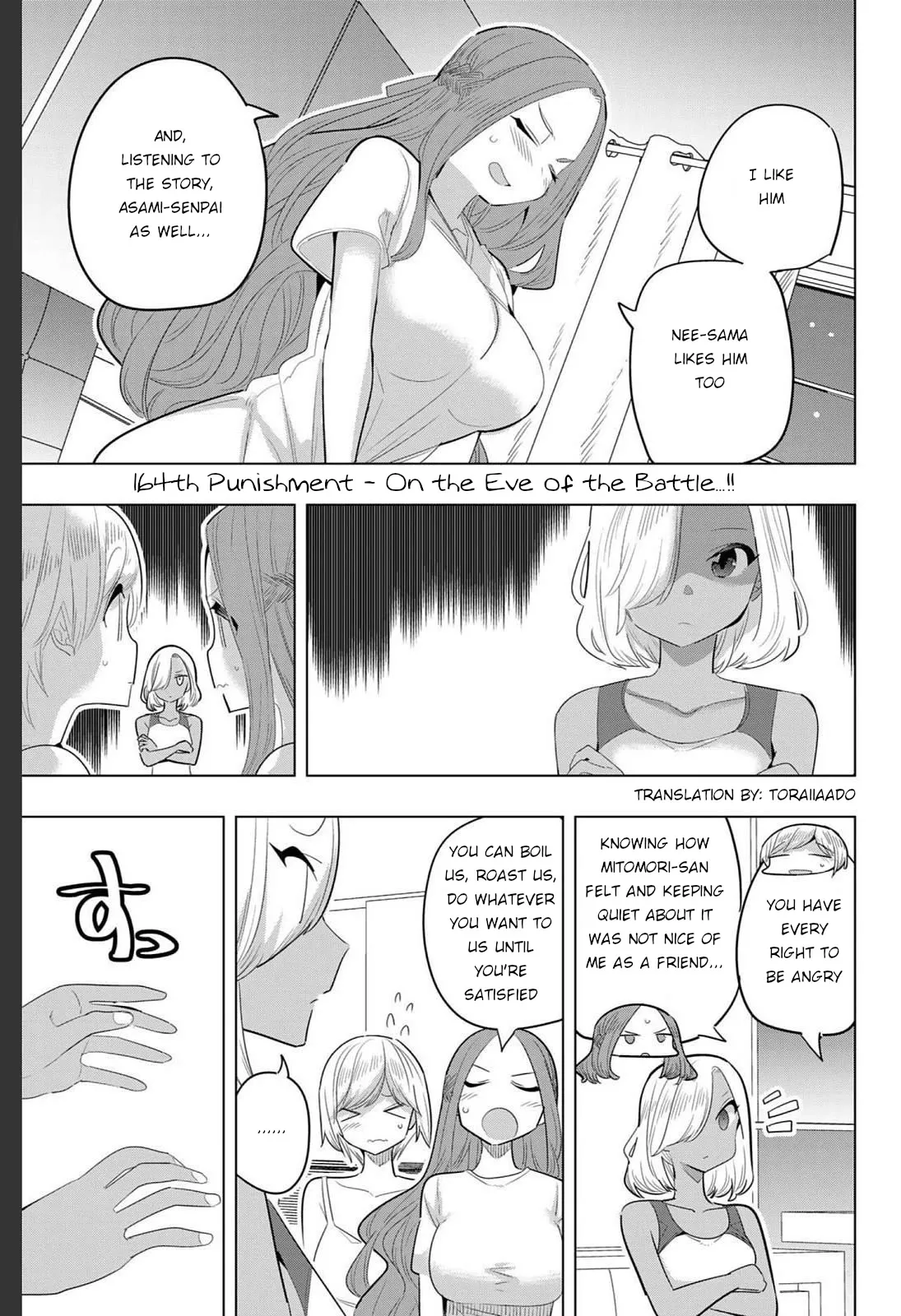 Read Houkago no Goumon Shoujo Chapter 164 - On the Eve of the Battle...!! Online