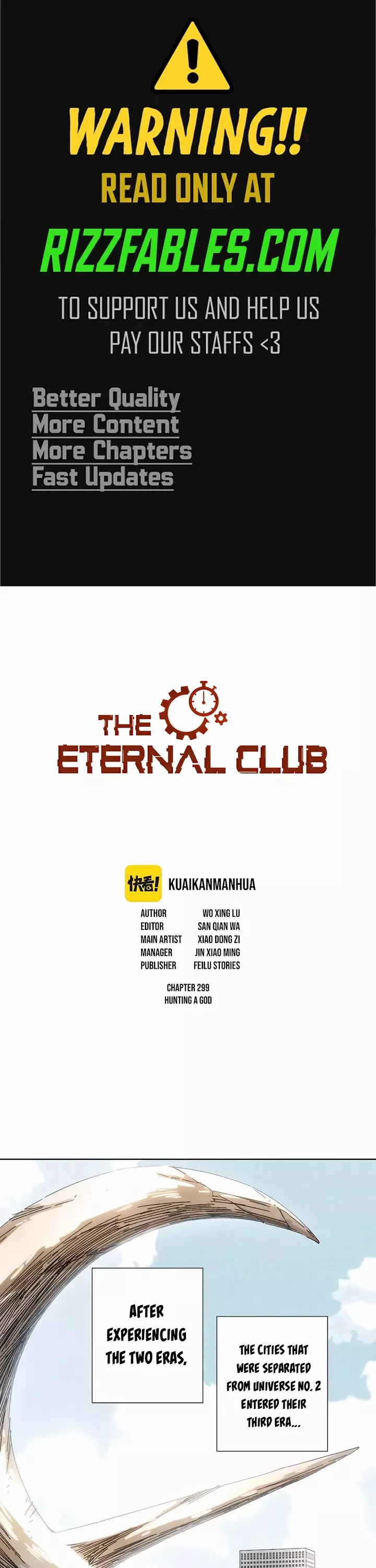 Read Eternal Club Chapter 299 Online