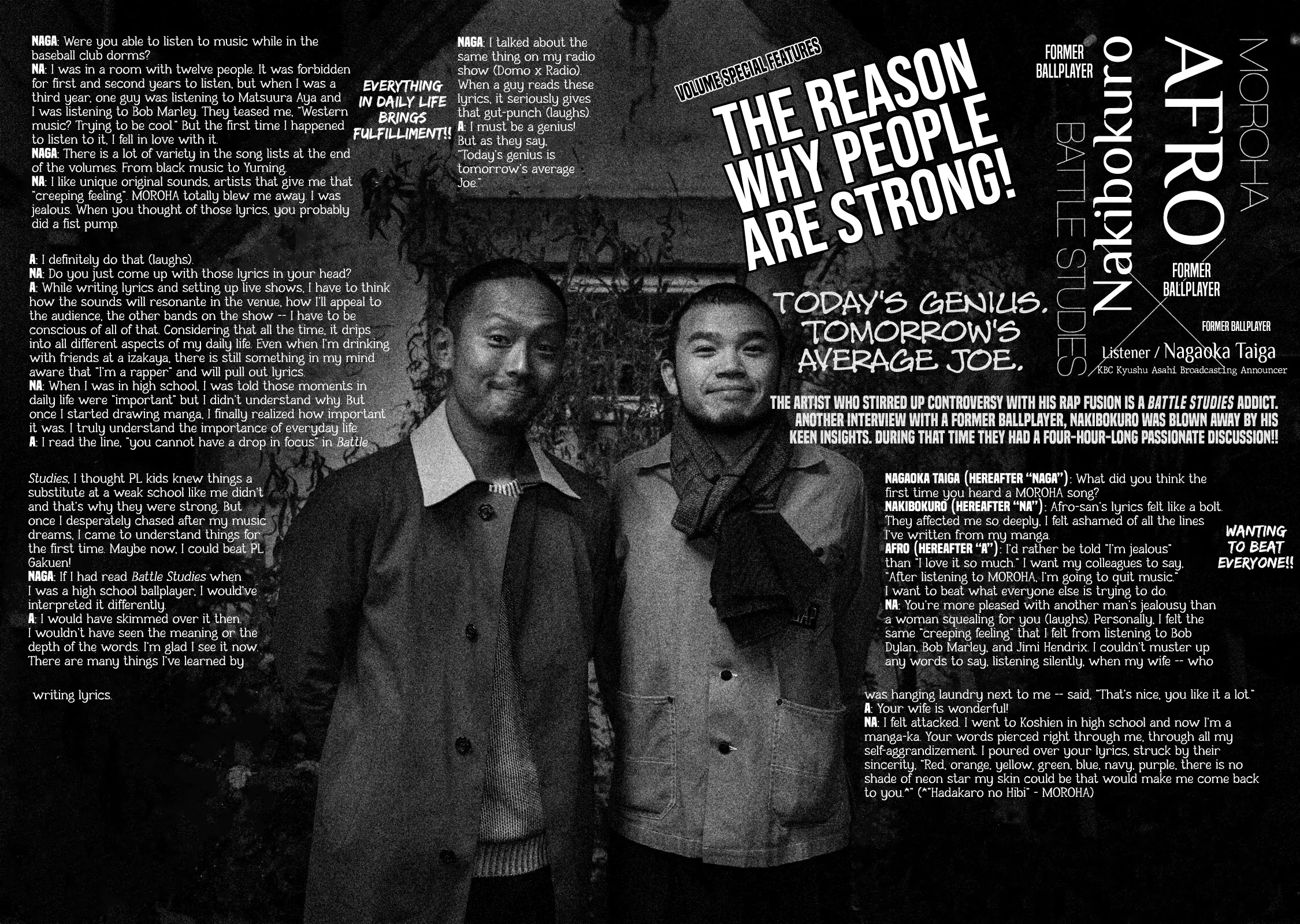 Read Battle Studies Chapter 193.5 - Interview with Afro & Nagaoka Taiga + Song List Online