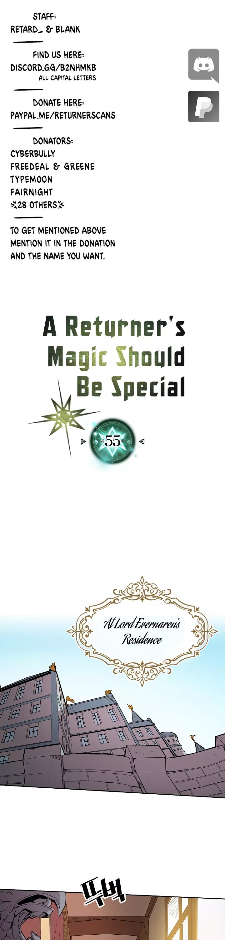 Read A Returner’s Magic Should Be Special Chapter 55 Online