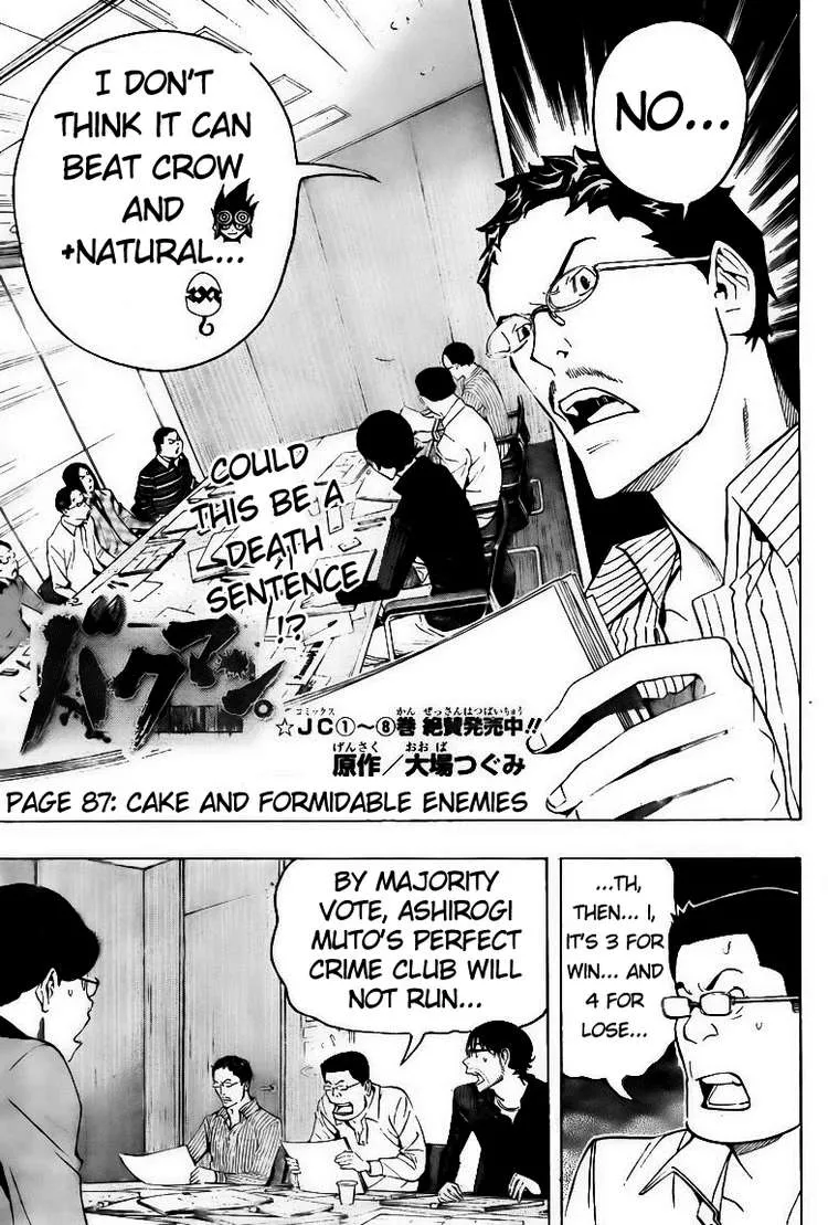 Read Bakuman Chapter 87 - Cake and Formidable Enemies Online