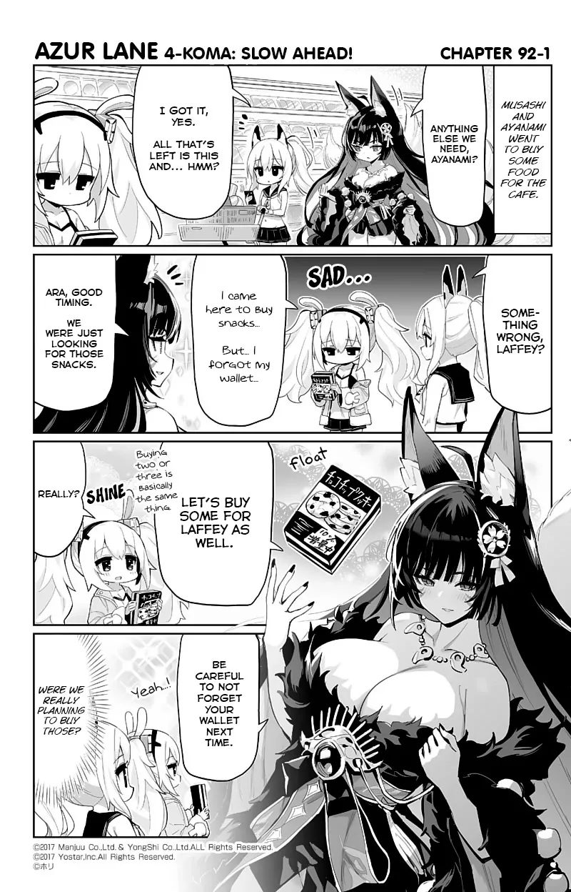 Read Azur Lane 4-koma: Slow Ahead Chapter 92 Online