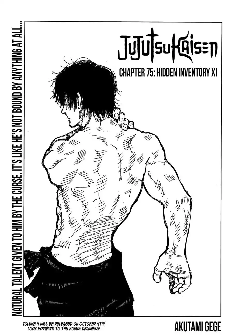 Read Jujutsu Kaisen Chapter 75 - Hidden Inventory, Part 11 Online