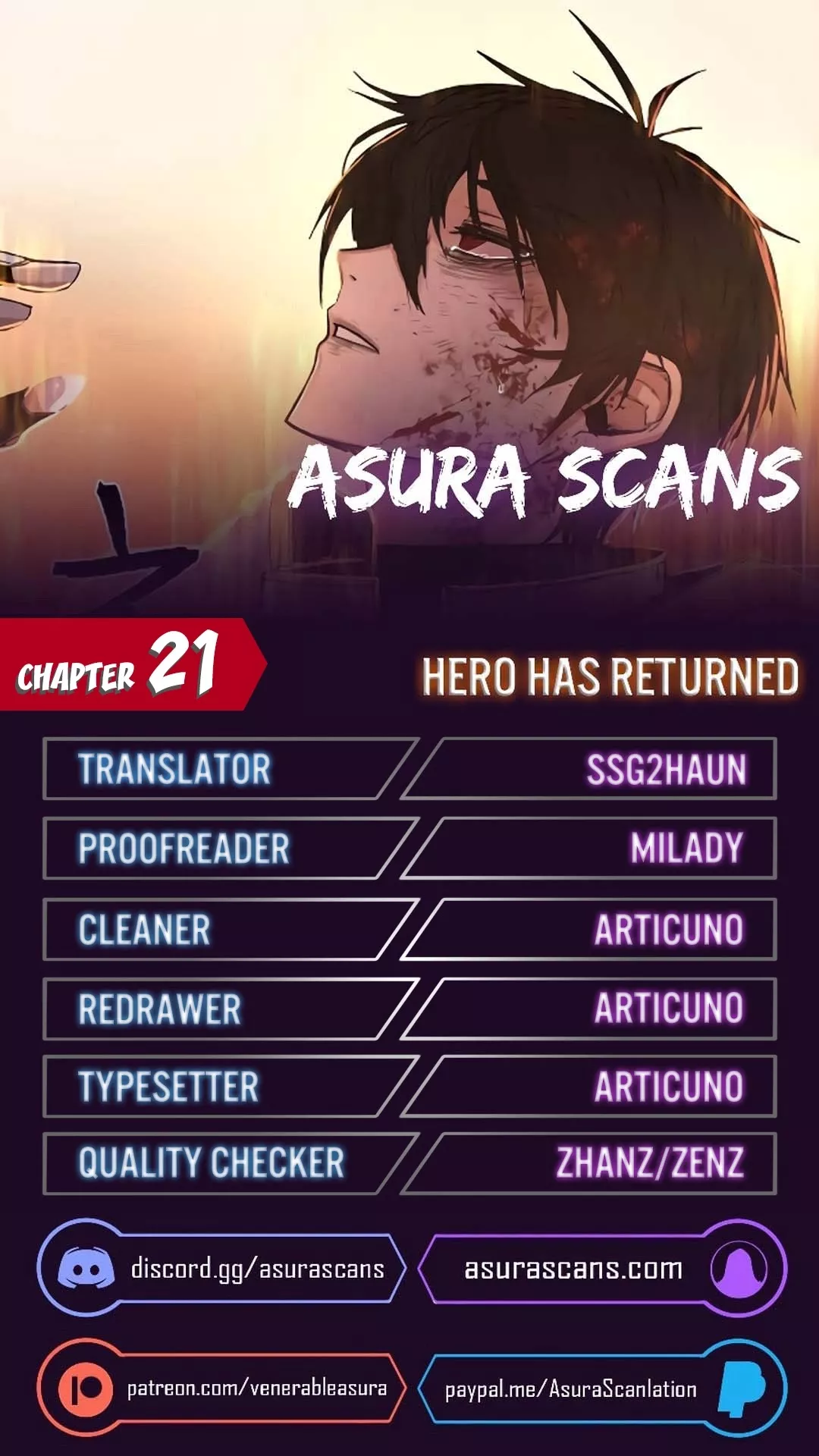 Read Hero Has Returned Chapter 21 Online