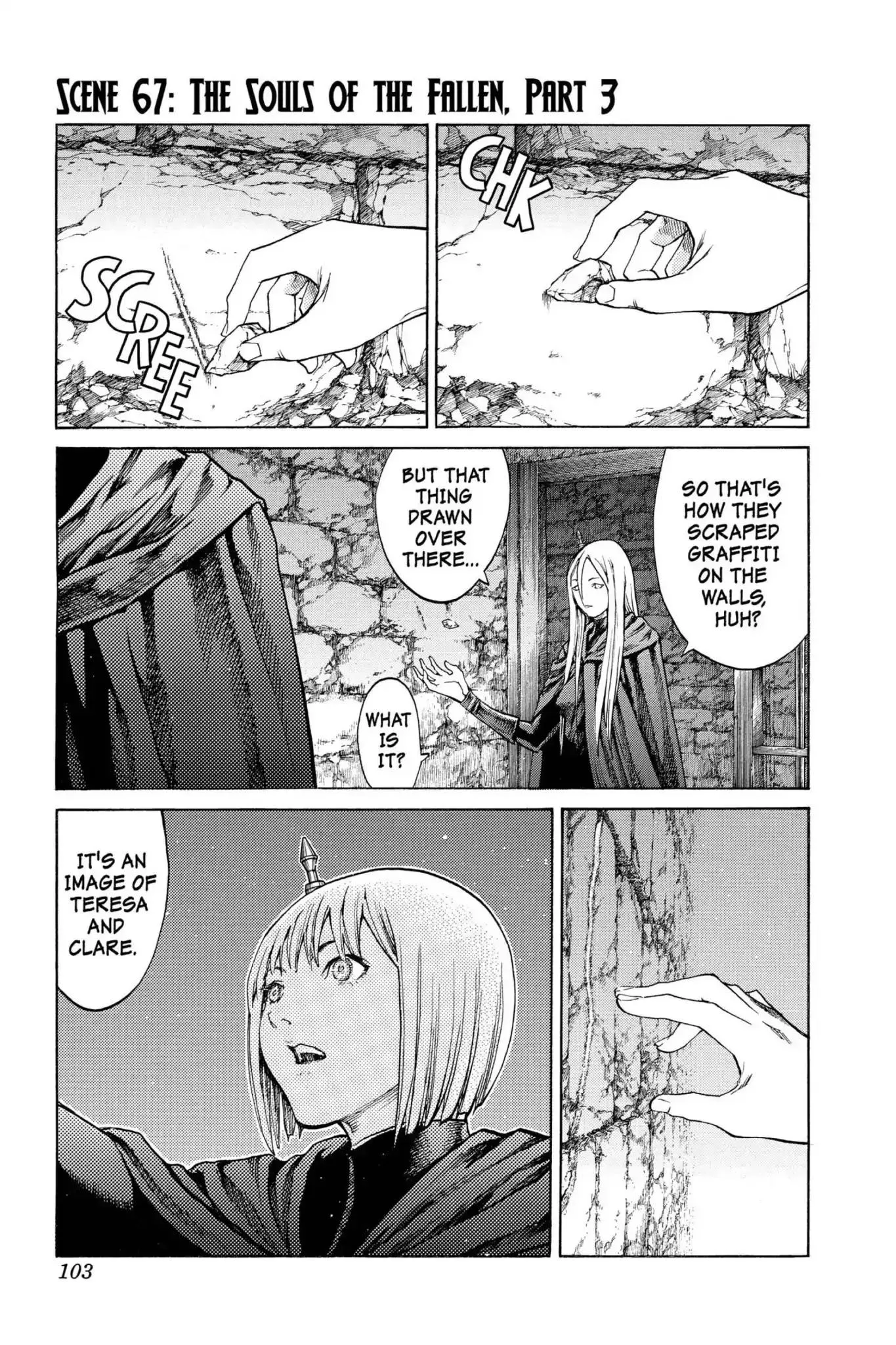 Read Claymore Chapter 67 - Vol.12 Scene 67: The Souls of the Fallen, Part 3 Online