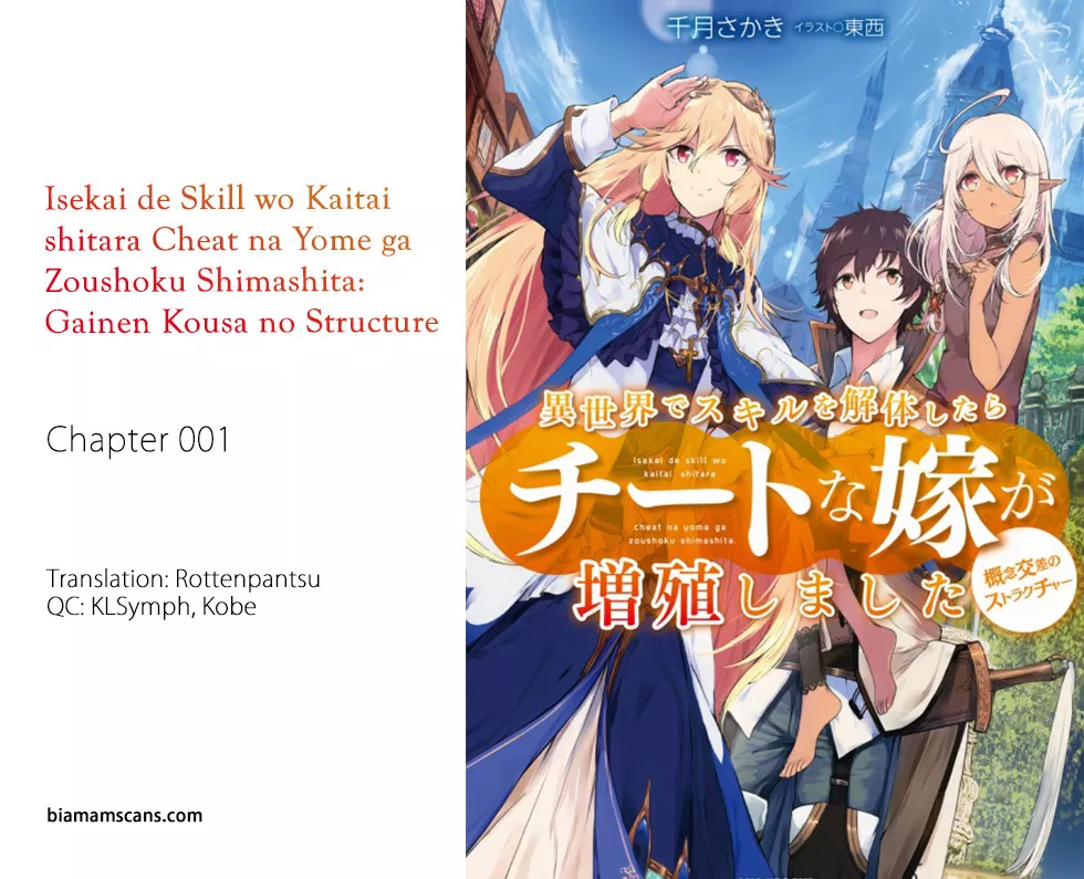 Read Isekai de Skill wo Kaitai shitara Cheat na Yome ga Zoushoku Shimashita: Gainen Kousa no Structure Chapter 1 Online