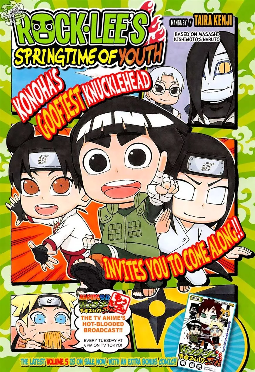 Read Rock Lee no Seishun Full-Power Ninden Chapter 31 - Orochimaru's Ambition Online