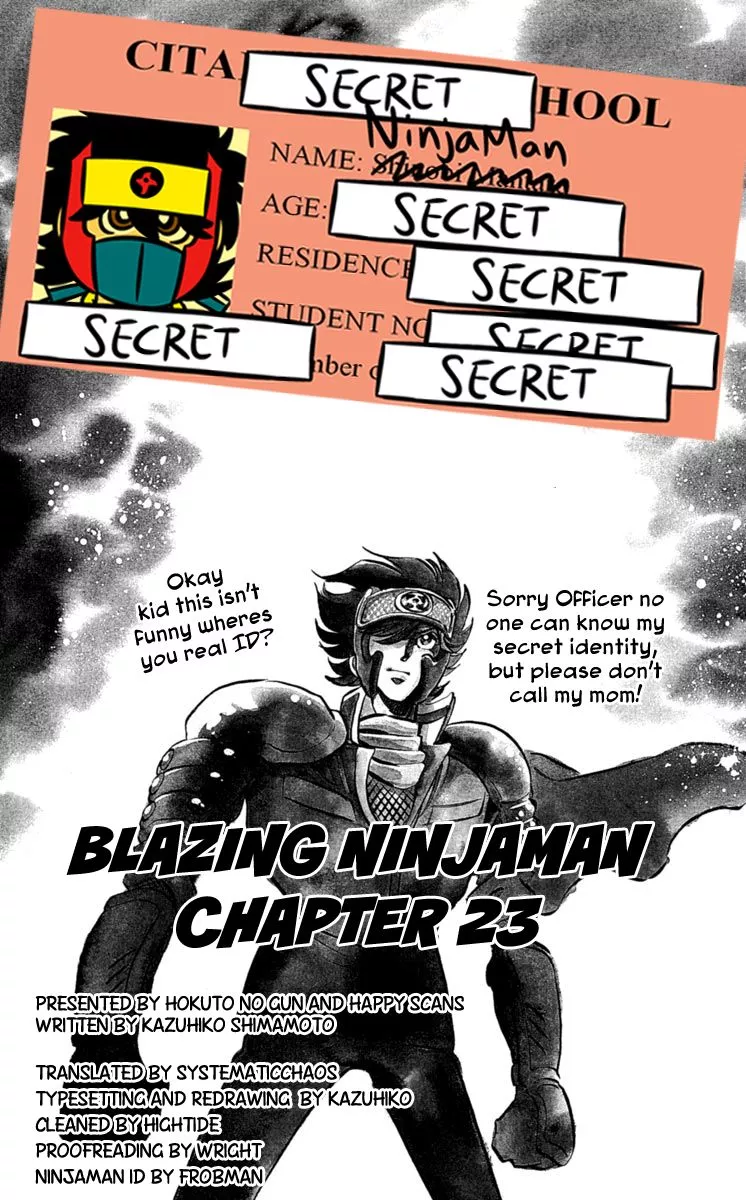 Read Blazing Ninjaman Chapter 23 - The Lethal Triple Guts Fist! Online