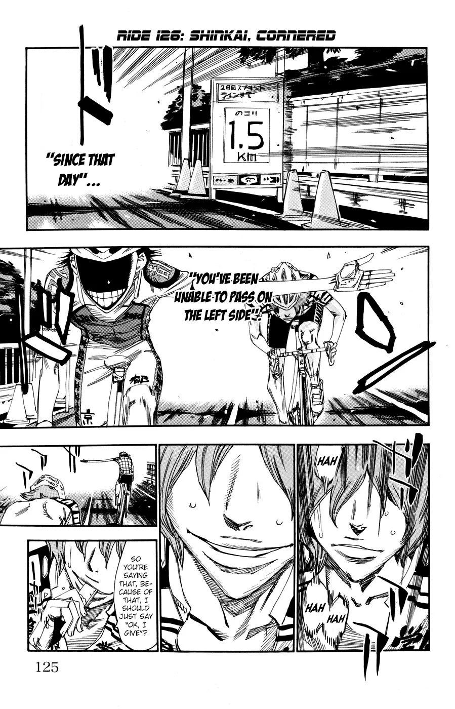 Read Yowamushi Pedal Chapter 126 - Shinkai, Cornered Online