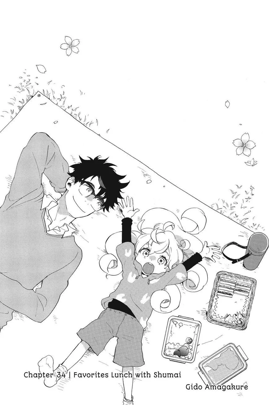 Read Amaama to Inazuma Chapter 34 - Favorites Lunch With Shumai Online